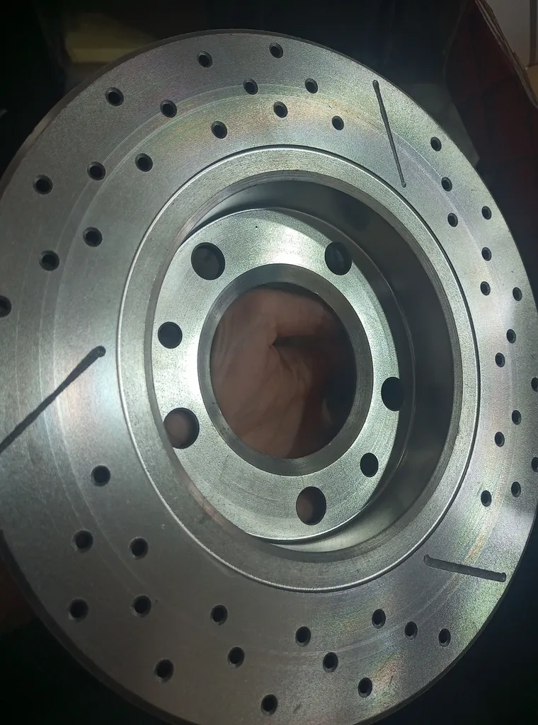 دیسک ترمز چرخ عقب کاردینال مدل سوراخ دار مناسب برای دنا پلاس توربو بسته 2 عددی