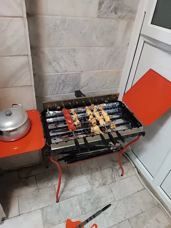 کباب پز مه پویا مدل دوگانه سوز  کد BRB-M111