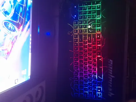 کیبورد مخصوص بازی بیاند مدل BGK-9500، سوییچ ممبران ، Full Size، نورپردازی LED RGB