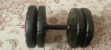 دمبل رادیس فیت مدل DVP-10-2500 وزن 10 کیلوگرم بسته 2 عددی