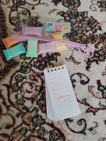 ماژیک علامت گذار مدل فانتزی طرح شکلات بالشتی بسته 6 عددی