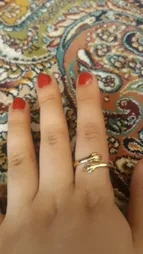 انگشتر دخترانه مدل آغوش