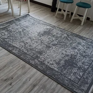 تجریه خرید گلیم ماشینی دنیای فرش مدل جوانه کد 1064