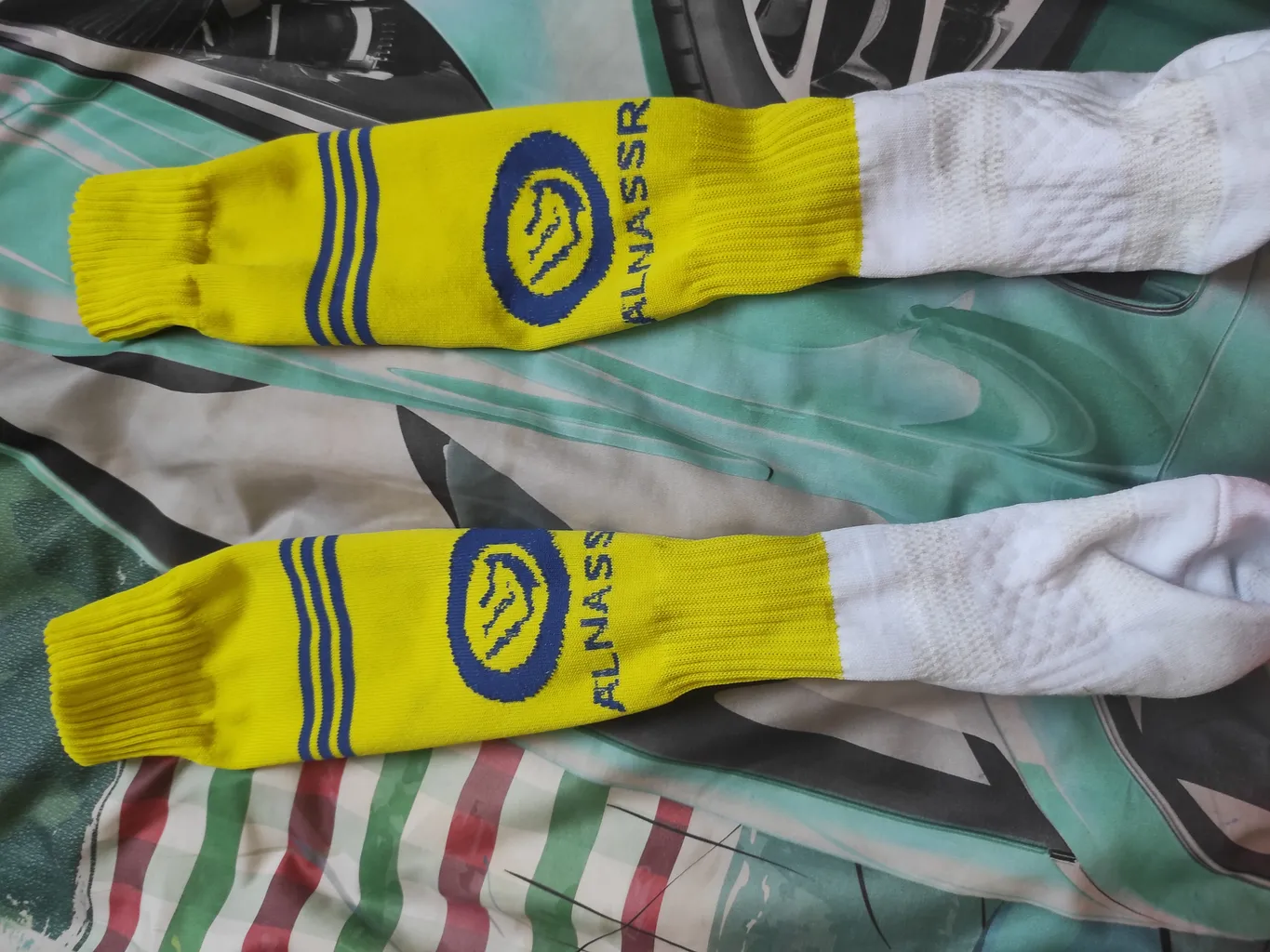 ست 3 تکه لباس ورزشی پسرانه طرح النصر مدل رونالدو 2024