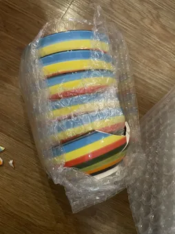 سرویس غذا خوری 24 پارچه مدل  رنگین کمان کد 2023