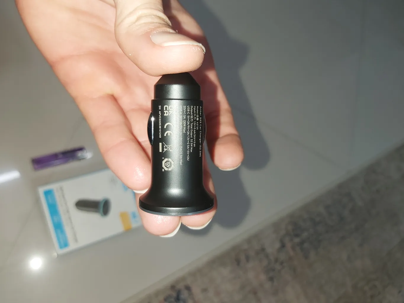 شارژر فندکی 52.5 وات انکر مدل A2735