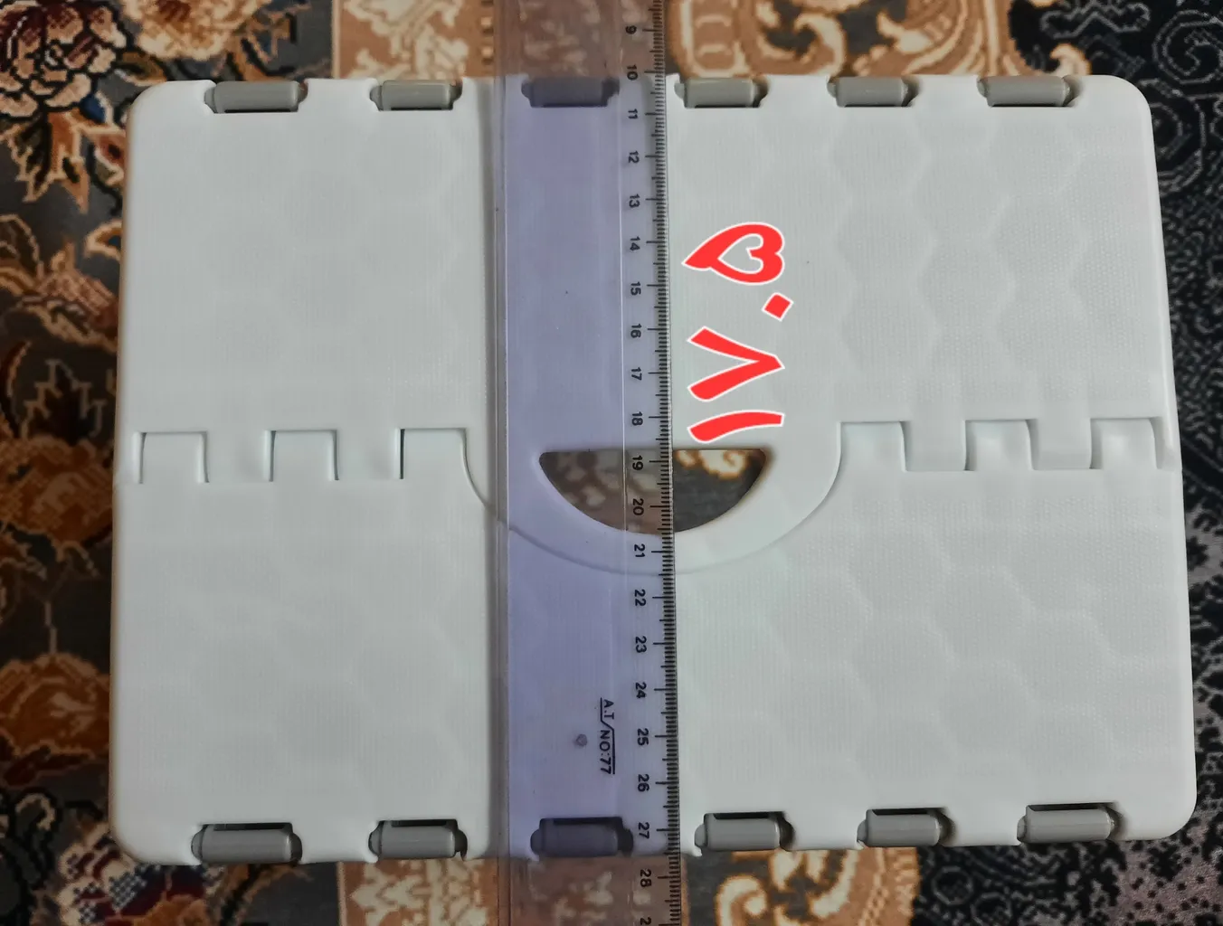 چهارپایه ناصر پلاستیک مدل تاشو کد YP-515