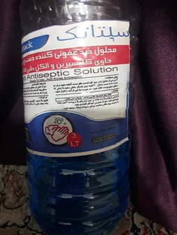 محلول ضدعفونی کننده دست سپتاتک مدل 01 حجم 3000 میلی لیتر