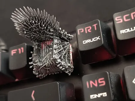 دکمه کیبورد مودی کت مدل تخت گیم آف تروز