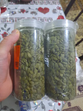 مغز کدو خام ممتاز سرمد - 450 گرم بسته 2 عددی