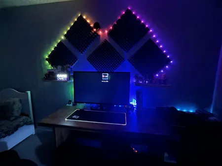 ریسه ال ای دی مدل فول کالر هوشمند بلوتوثی کد RGB IC usb 5v طول 10 متر