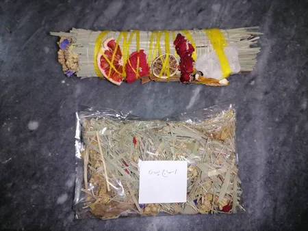 اسماج مدل مریم گلی و لمون گرس طرح گلنار