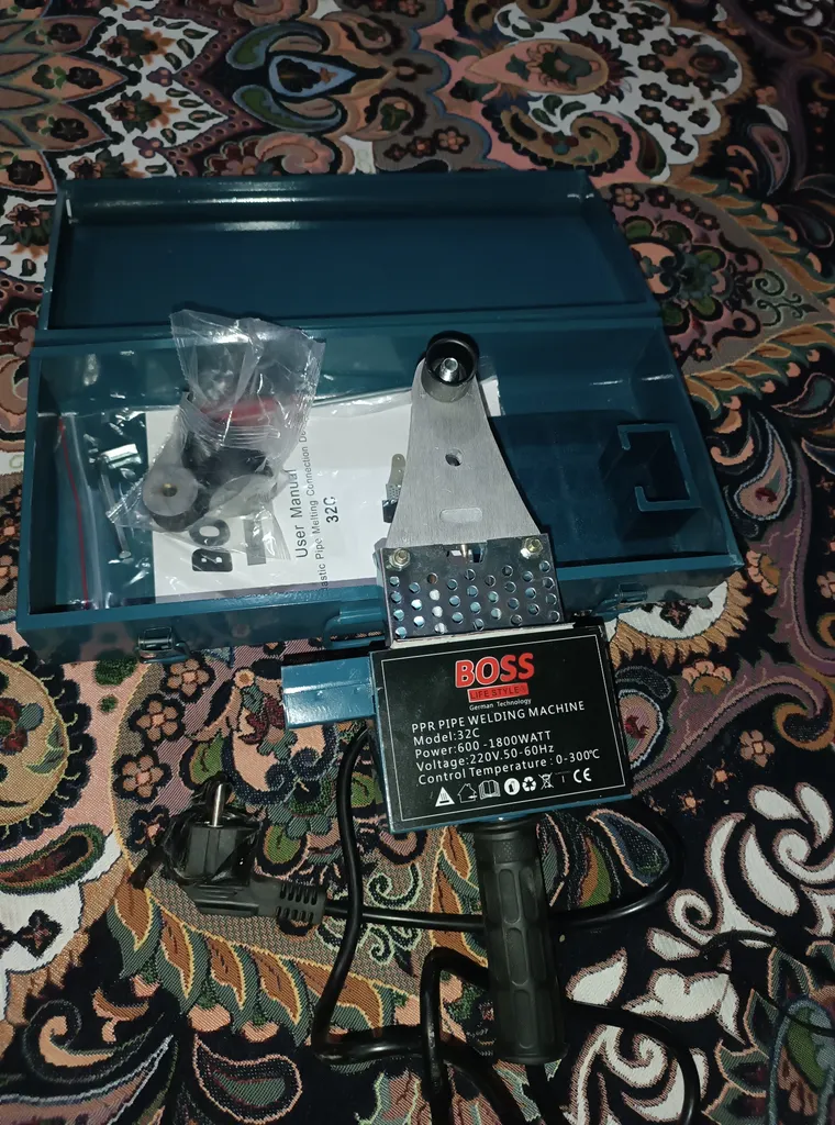 دستگاه اتو لوله سبز باس مدل 32C