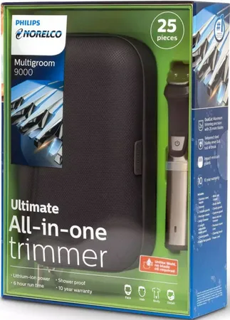 ماشین اصلاح موی صورت و بدن فیلیپس مدل MG7720، اصلاح به صورت خط زن، نمایشگر وضعیت باتری، قابلیت شارژ سریع، ضد آب، منبع انرژی با باتری قابل شارژ، تکنولوژی اصلاح به صورت برش مستقیم، مدت زمان شارژ 60 دقیقه و مدت زمان استفاده پس از شارژ 120 دقیقه، به‌همراه برس