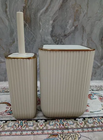 ست سطل و فرچه همارا طرح 4 گوش مدل بادبزنی زبرا