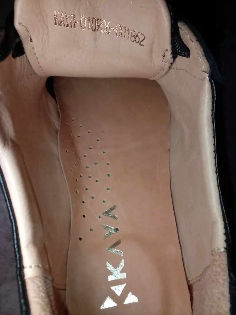 کفش روزمره مردانه کایا چرم مدل K200-black