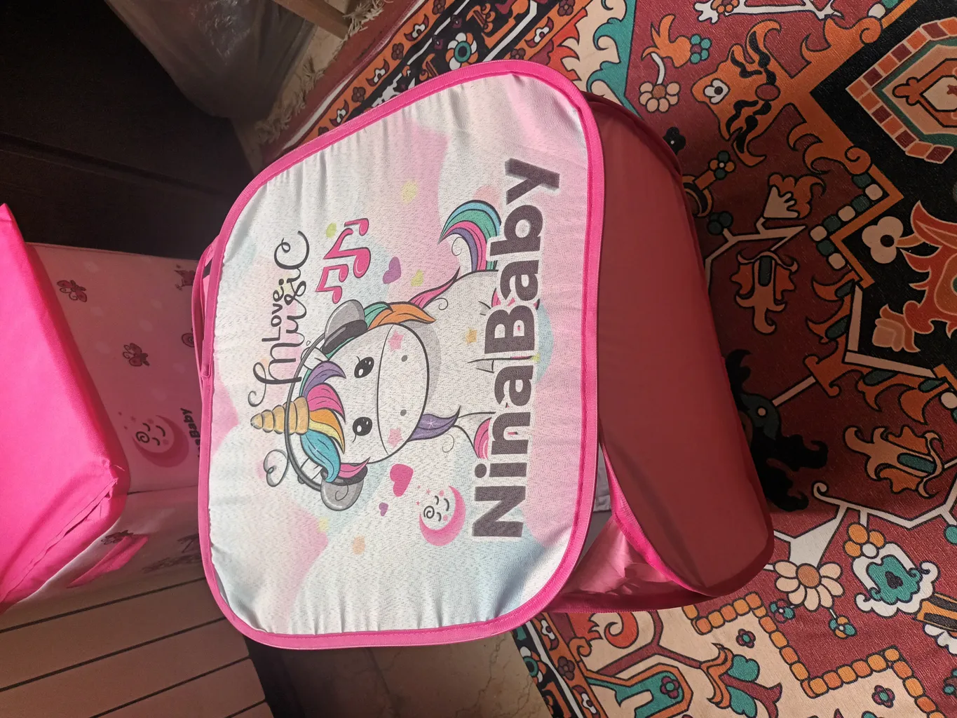 سبد اسباب بازی نینا بی بی مدل یونیکورن کد 70