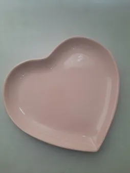 بشقاب غذاخوری طرح قلب کد093 بسته 2 عددی