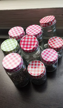 ست جای ادویه 3 پارچه زیبا مدل مژگان