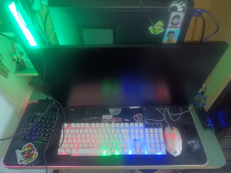 کیبورد و ماوس گیمینگ لایماید مدل GTX-300، سوئیچ ممبران، Full-size، نورپردازی LED RGB