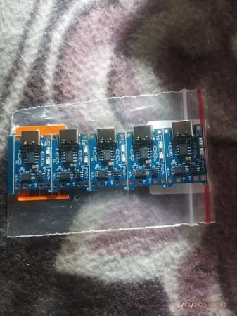 ماژول شارژ باتری لیتیومی مدل TP-4056TYPEC بسته 5 عددی