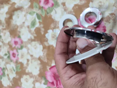 حلقه پرده مدل پانچ بسته 25 عددی