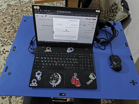 میز کامپیوتر میزیمو مدل تاشو کد 651