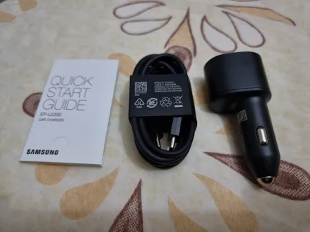 شارژر فندکی سامسونگ مدل EP-L5300XBEGWW به همراه کابل تبدیل USB-C