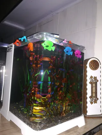 ماهی تزئینی آکواریوم مدل نگاه مجموعه ۴ عددی