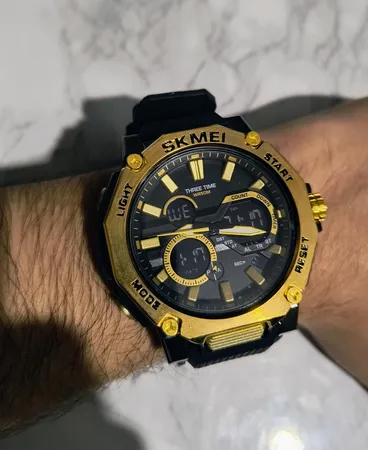 ساعت مچی عقربه‌ای مردانه کوارتز اسکمی مدل 2219 GD