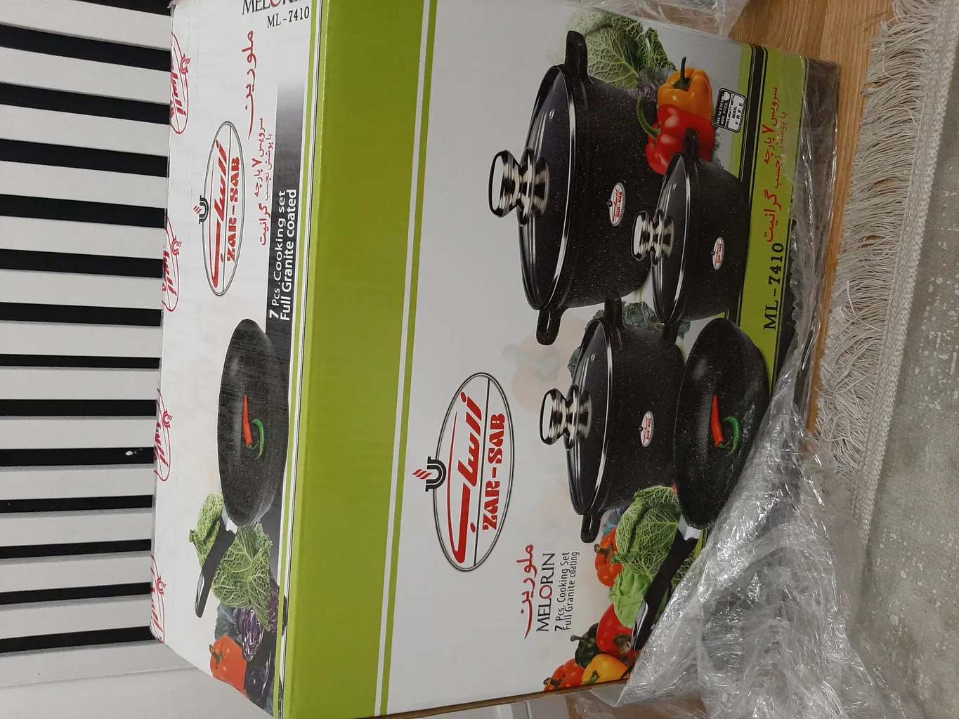 سرویس پخت و پز 7 پارچه زرساب مدل ML-7410