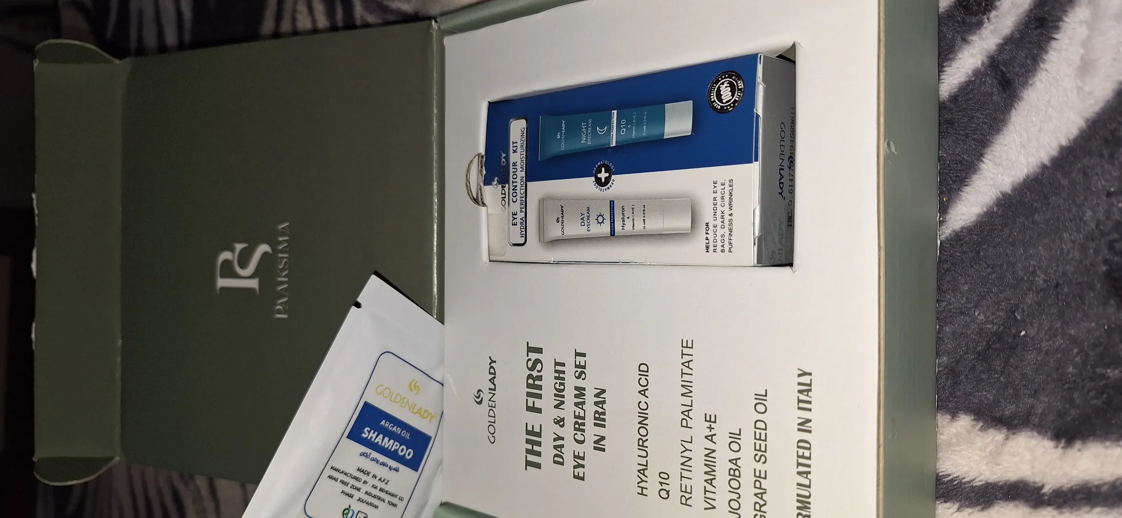 کرم دور چشم روز گلدن لیدی مدل hydra perfection حجم 15 میلی لیتر به همراه کرم دور چشم شب گلدن لیدی مدل hydra perfection حجم 15 میلی لیتر