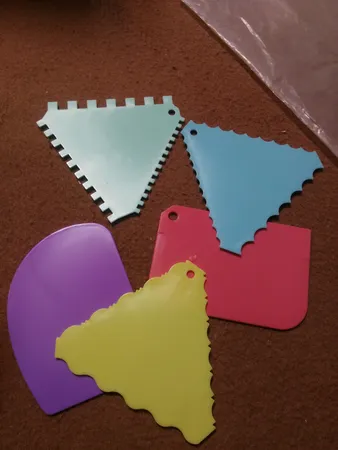 ابزار تزیین کیک مدل Mhr-350 مجموعه 6 عددی