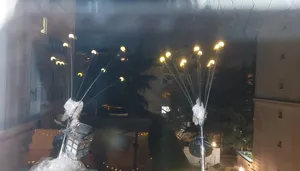 تجریه خرید چراغ پارکی خورشیدی مدل شب تاب SP مجموعه 2 عددی