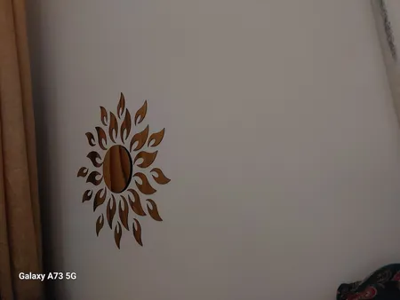 آینه پلکسی گلس آماتیس مدل خورشید AM-SUN