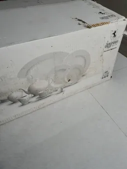 سرویس غذاخوری 102 پارچه چینی زرین ایران سری ایتالیا اف مدل Bidgol درجه عالی