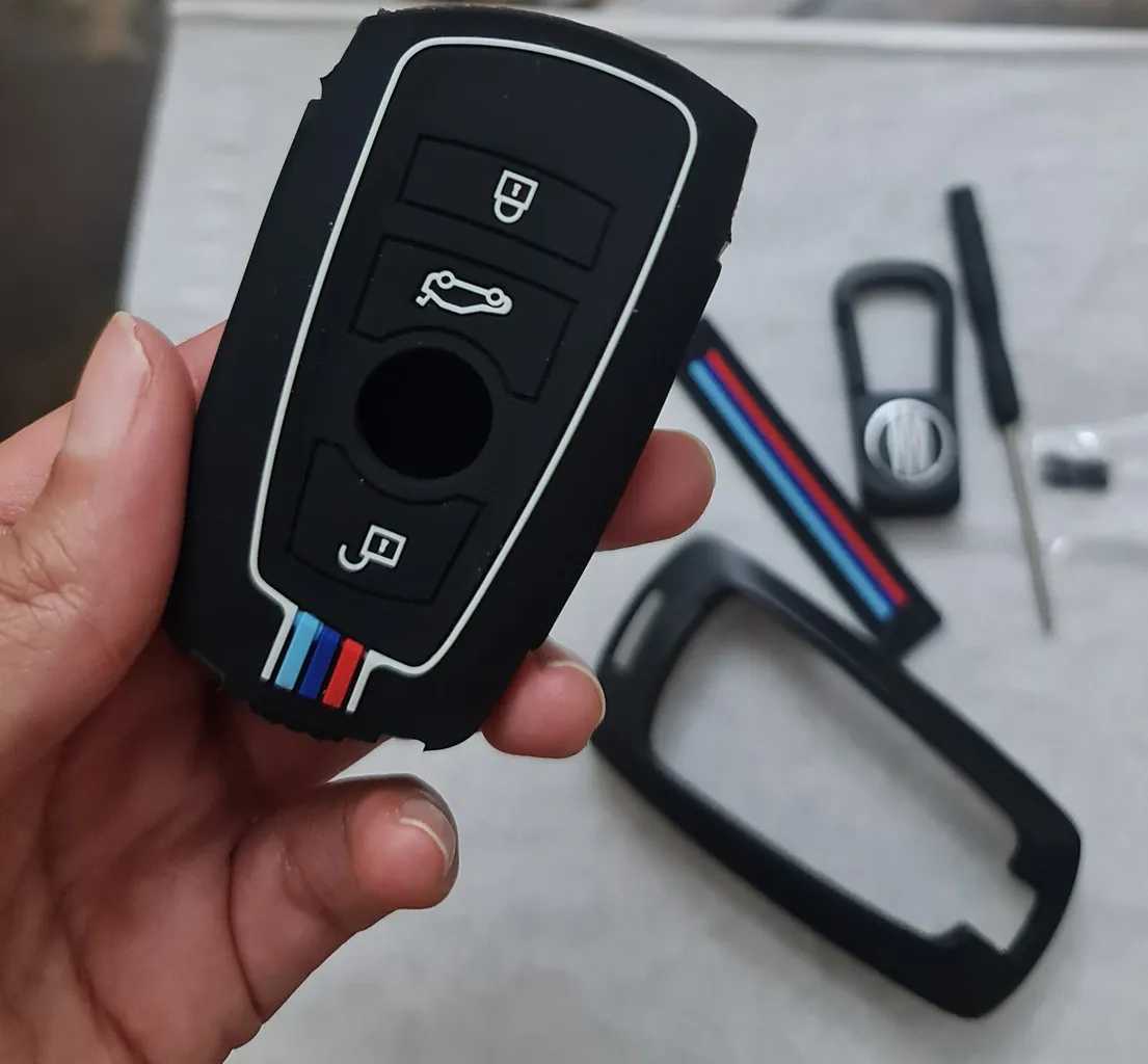 کاور ریموت و سوئیچ خودرو ام ار جی مدل 727 طرح فلزی مناسب برای کوییک