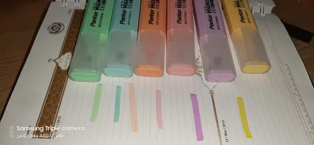 ماژیک علامت گذار پنتر مدل pastel بسته 6 عددی