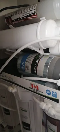 دستگاه تصفیه کننده آب آکوآ اسپرینگ مدل RO - NF2600 به همراه فیلتر تصفیه آب کد 01 مجموعه 3 عددی