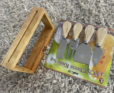 ست کارد صبحانه خوری مدل 20224 مجموعه 4 عددی به همراه استند