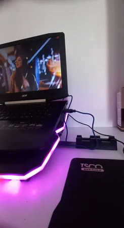 پایه خنک کننده لپ تاپ کول کلد مدل K44-RGB