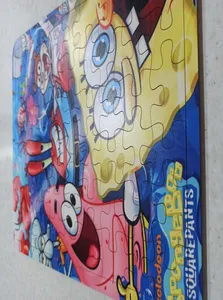 تجریه خرید پازل 54 تکه طرح باب اسفنجی کد 9262