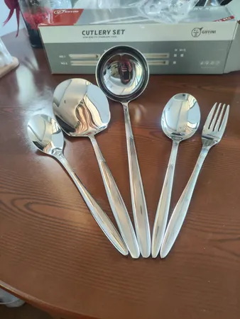 سرویس کفگیر و ملاقه 3 پارچه جی فی نی مدل 02