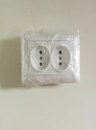 پریز برق دوقلو ایران الکتریک مدل الیزه