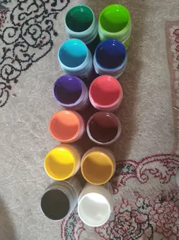 گواش 12 رنگ پارس مدل 0036