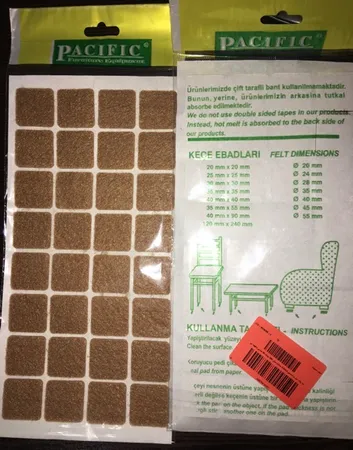 پد پایه مبل و صندلی 2.5*2.5 سانت مدل 005 بسته 32 عددی