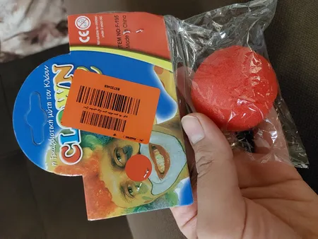 دماغ اسفنجی بزرگ مدل دلقک سایز XL