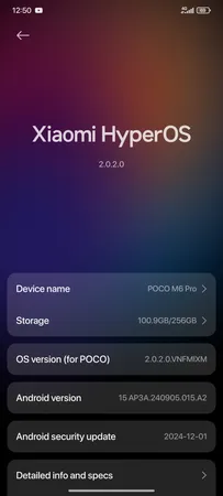 گوشی موبایل شیائومی مدل Poco M6 Pro دو سیم کارت ظرفیت 256 گیگابایت و رم 8 گیگابایت