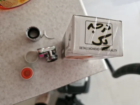 سرشیر آب مدل چرخشی مفصل دار بازویی برنجی 360