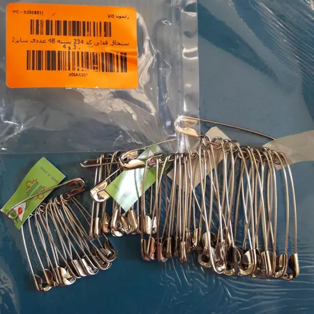 سنجاق قفلی کد 234 بسته 48 عددی سایز2 ، 3 و 4